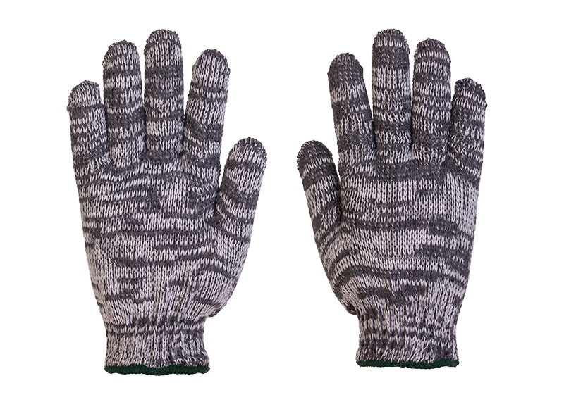 Grey polycotton glove model G400